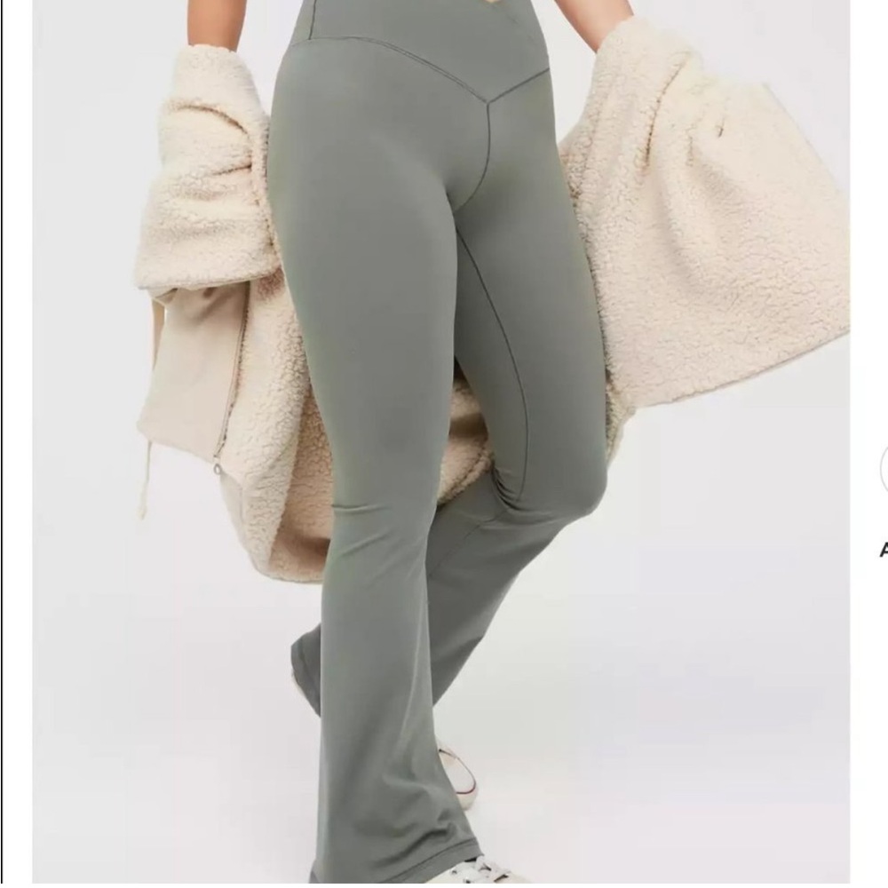 OFFLINE By Aerie Real Me High Waisted Crossover Flare Leggings